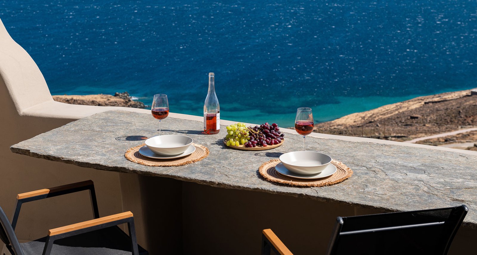 Snack time at the balcony