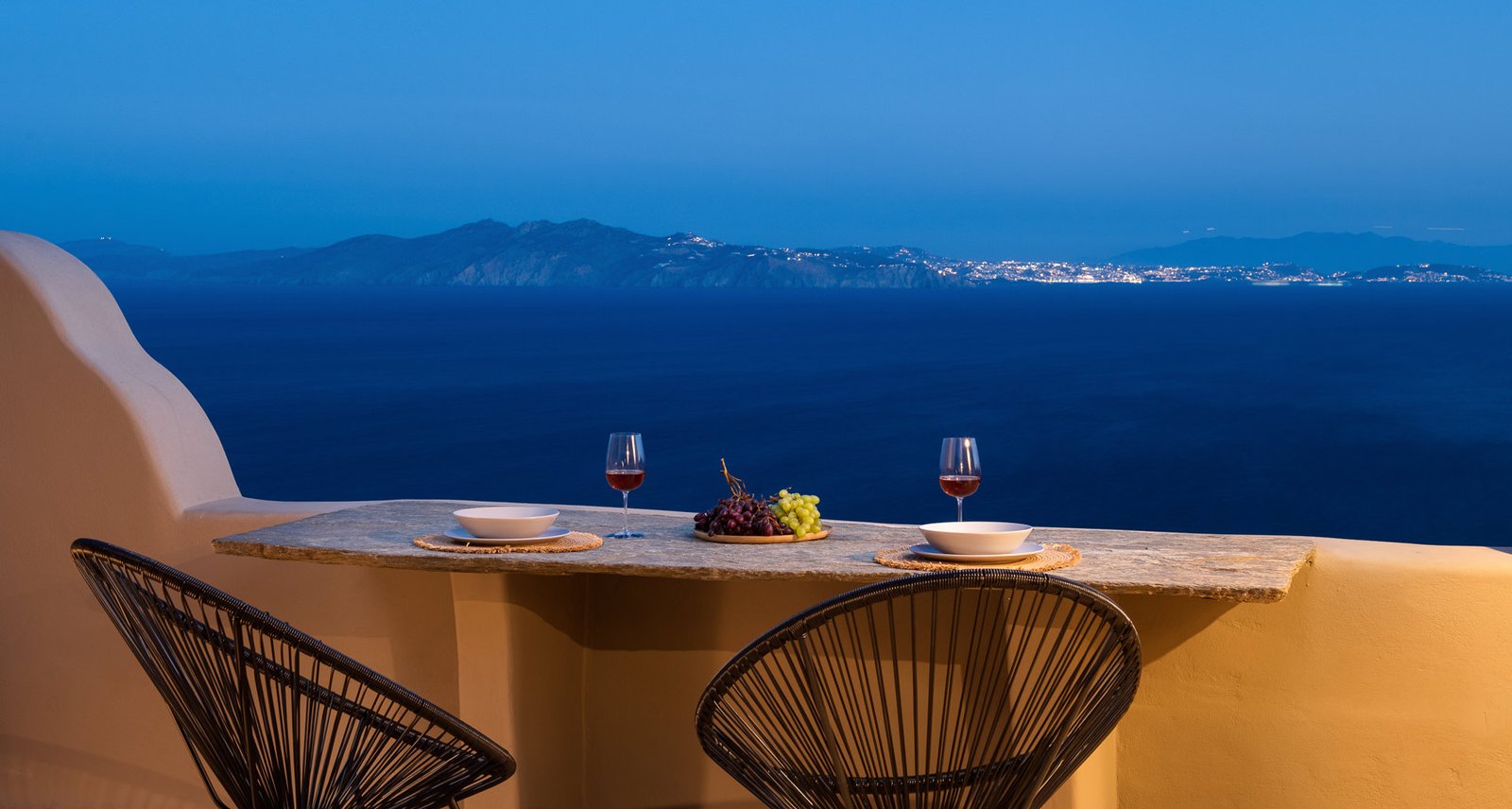 The view from the balcony