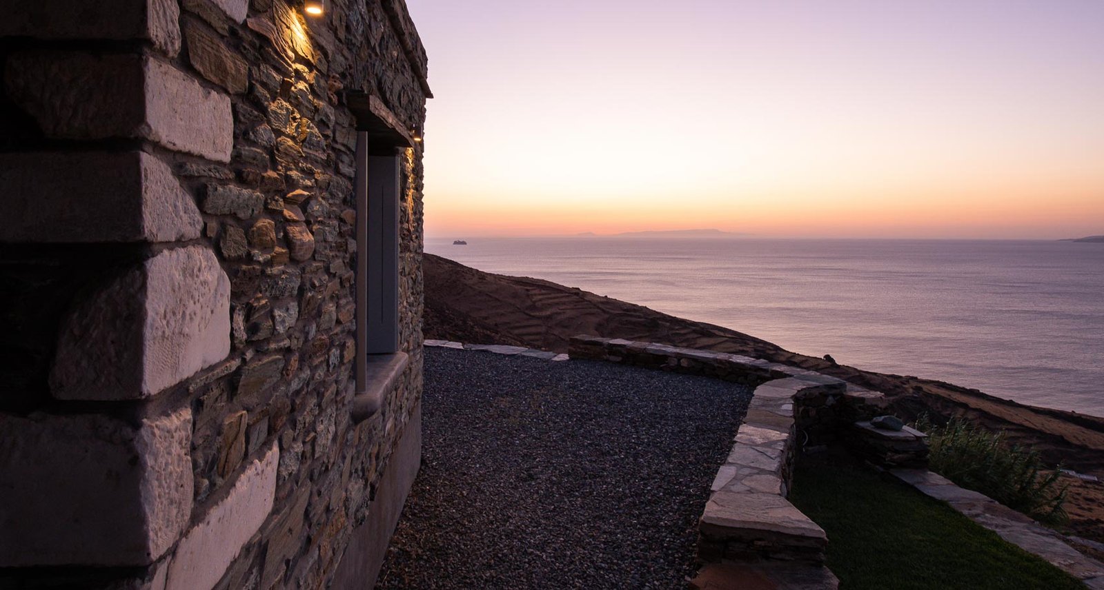 The view from the balcony - Dusk