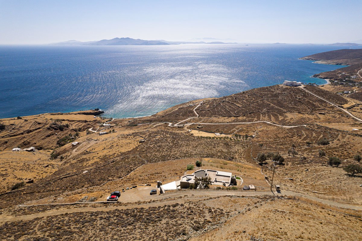 The view from the balcony of residence