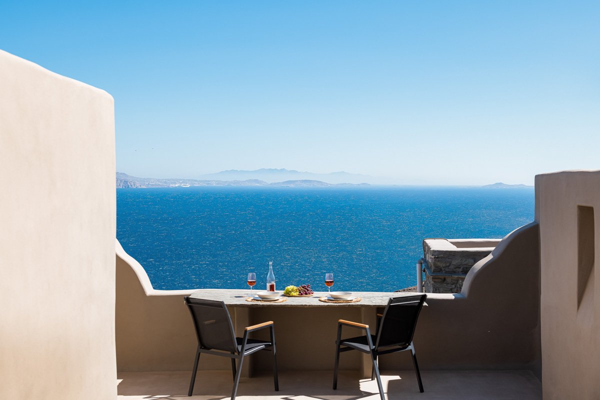 The view from the balcony - Sea Blue