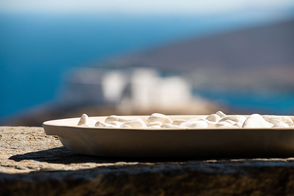 The view from the balcony Abstract Plate view