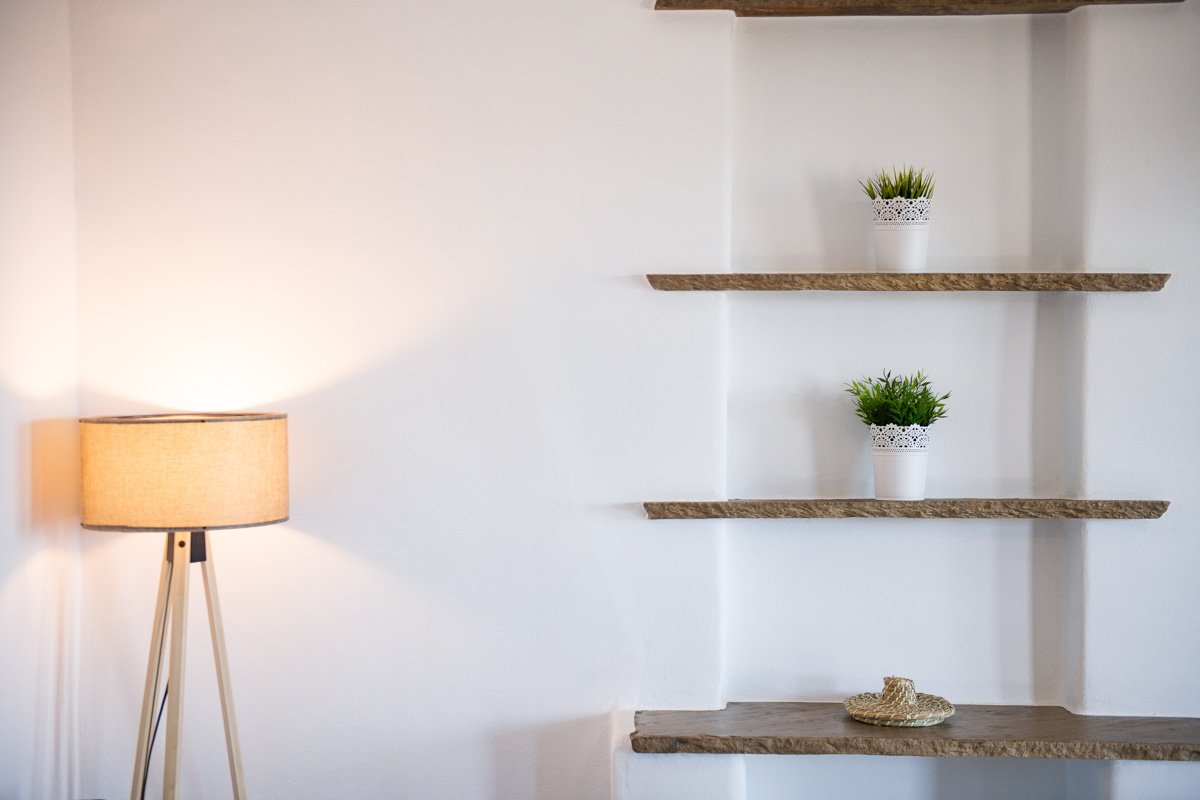 Interior of Caval Residences Wall with Selves