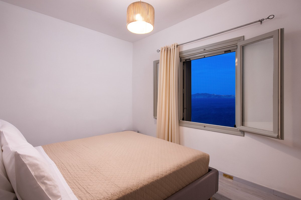 Interior of Caval Residences Window view Night shot