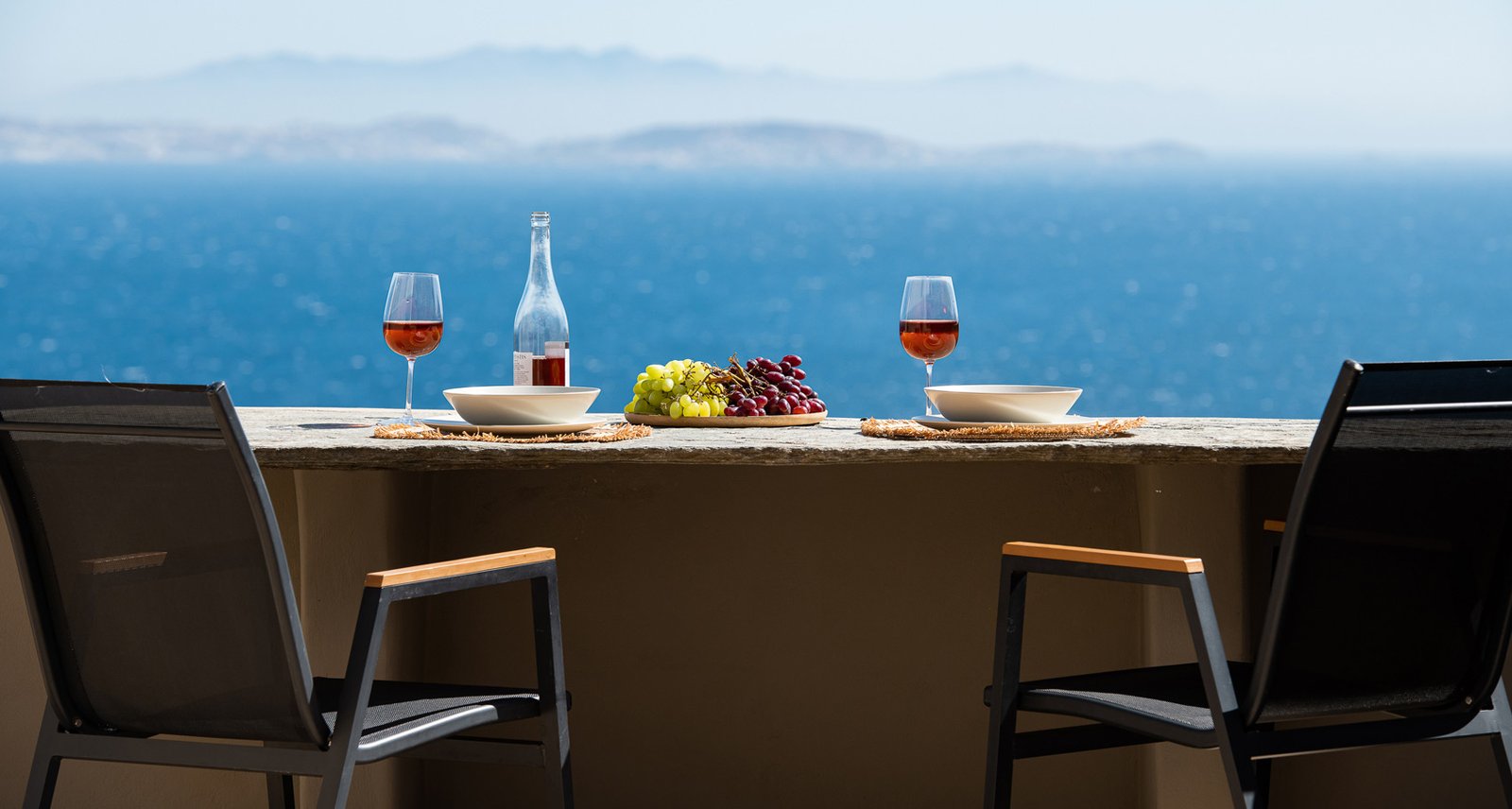 The view from the balcony - Snack & Wine